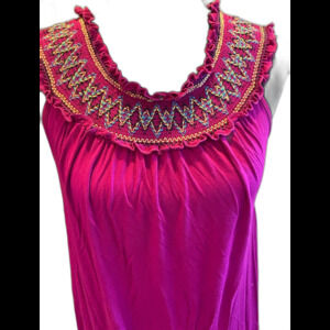 Spence Womens Swimsuit Coverup Dress ‎ Size Small Fuchia  Pool Beach Vacation